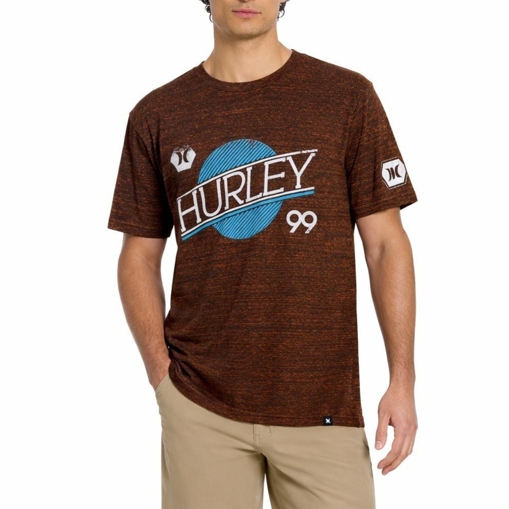 Hurley Brown/White Premium Fit TriBlend T-Shirt